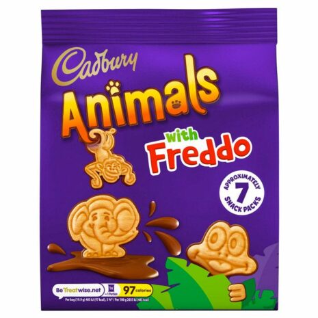 Cadbury Mini Animal Biscuits (Pack of 7)