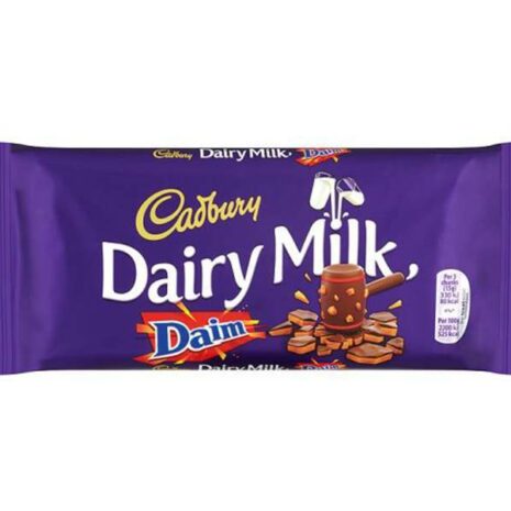 Cadbury Dairy Milk Daim Chocolate 120g