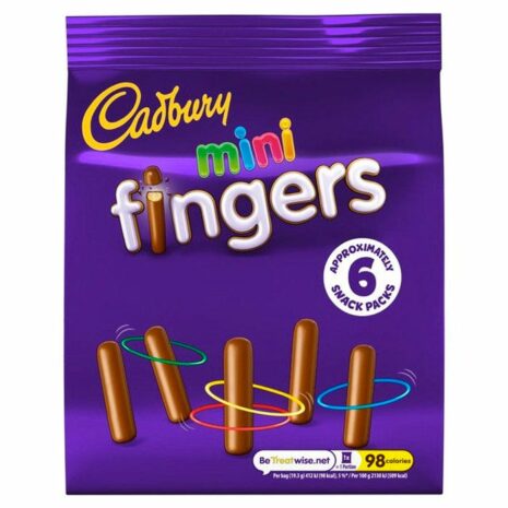 Cadbury Mini Fingers Biscuits Bag 115.8g (6x19.3g)