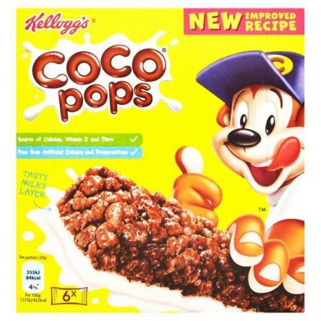 Kellogg's Coco Pops Cereal & Milk Snack Bars