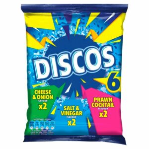 Discos Assorted Crisps (Pack of 6)