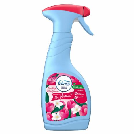 Mrs Hinch Febreze Pink Tulip & White Jasmine Fabric Freshener 500ml