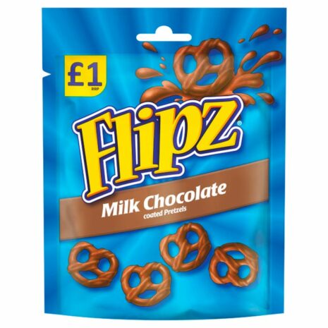 Flipz Milk Chocolate Pretzels 80g