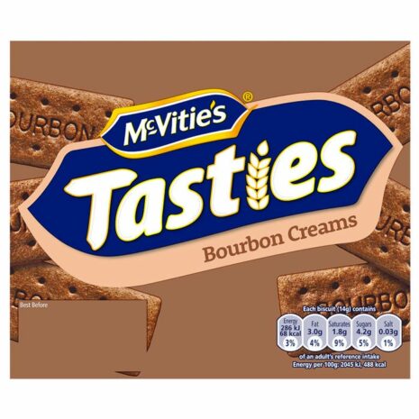 Mcvitie's Tasties Bourbon Creams 300g