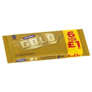 Mcvities Gold Bars 6 Pack