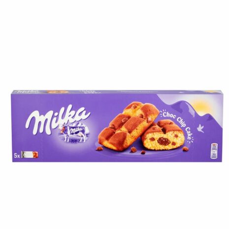 Milka Chocolate Chip Cake Bars 5 Pack 175g