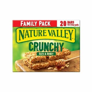 Nature Valley Crunchy Oats & Honey Cereal Bars (Pack of 20 Bars