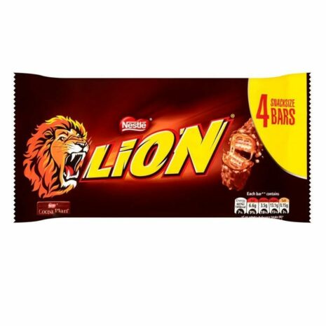 Lion Milk Chocolate Bar Multipack 30g 4 Pack