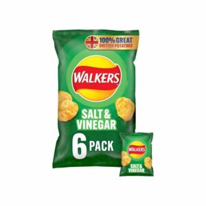 Walkers Salt & Vinegar Crisps 6 x 25g