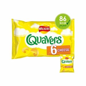 Walkers Cheese Quavers (Pack of 6)