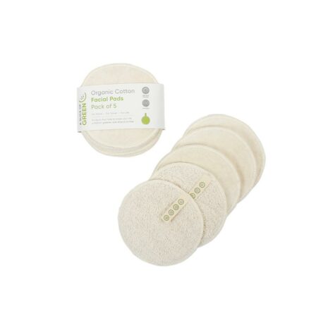Facial Pads Pack of 5 in Organic Cotton