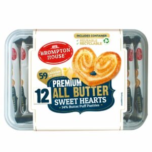 Brompton House All Butter Sweet Hearts (Pack of 12)