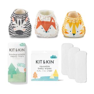 Kit & Kin Kit & Kin Reusable Nappies Essentials Kit