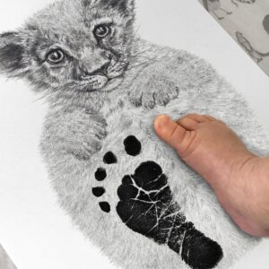 Lucy Coggle Lucy Coggle - Baby Lion Footprint Kit