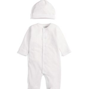 Mamas & Papas Velour Cloud All-in-One with Hat - 2 Piece Set