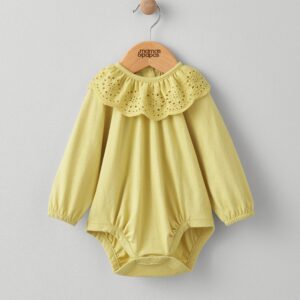 Mamas & Papas Yellow Collar Bodysuit