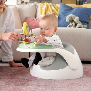 Mamas & Papas Snug Floor Seat with Activity Tray - Pebble Grey