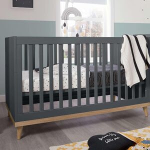 Mamas & Papas Austwick Cot Bed In Anthracite