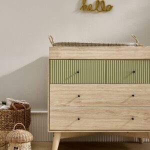 Mamas & Papas Coxley Nusery Dresser Changer - Natural/Olive Green