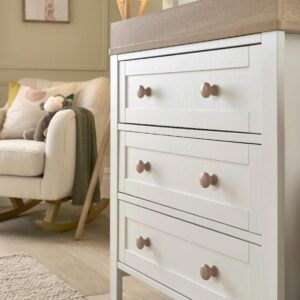 Mamas & Papas Wedmore Nursery Dresser Changer - White/Natural