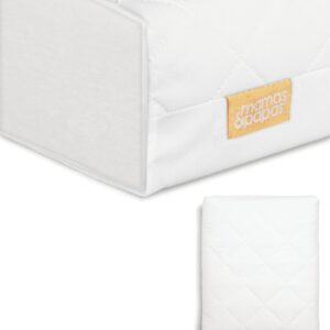 Mamas & Papas Essential Fibre Cotbed Mattress & Quilted Waterproof Mattress Protector Bundle