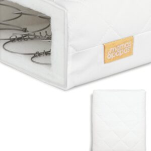 Mamas & Papas Essential Spring Cotbed Mattress & Quilted Waterproof Mattress Protector Bundle