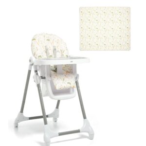 Mamas & Papas Snax Highchair & Weaning Splash Mat - Wonky Veg