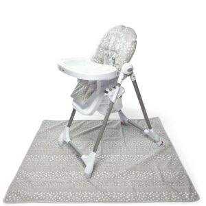 Mamas & Papas Snax Highchair & Weaning Splash Mat Bundle - Grey Spot