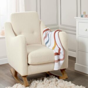 Mamas & Papas Bowdon Nursing Chair - Off-White Boucle