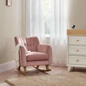 Mamas & Papas Hilston Nursing Chair - Blush Velvet