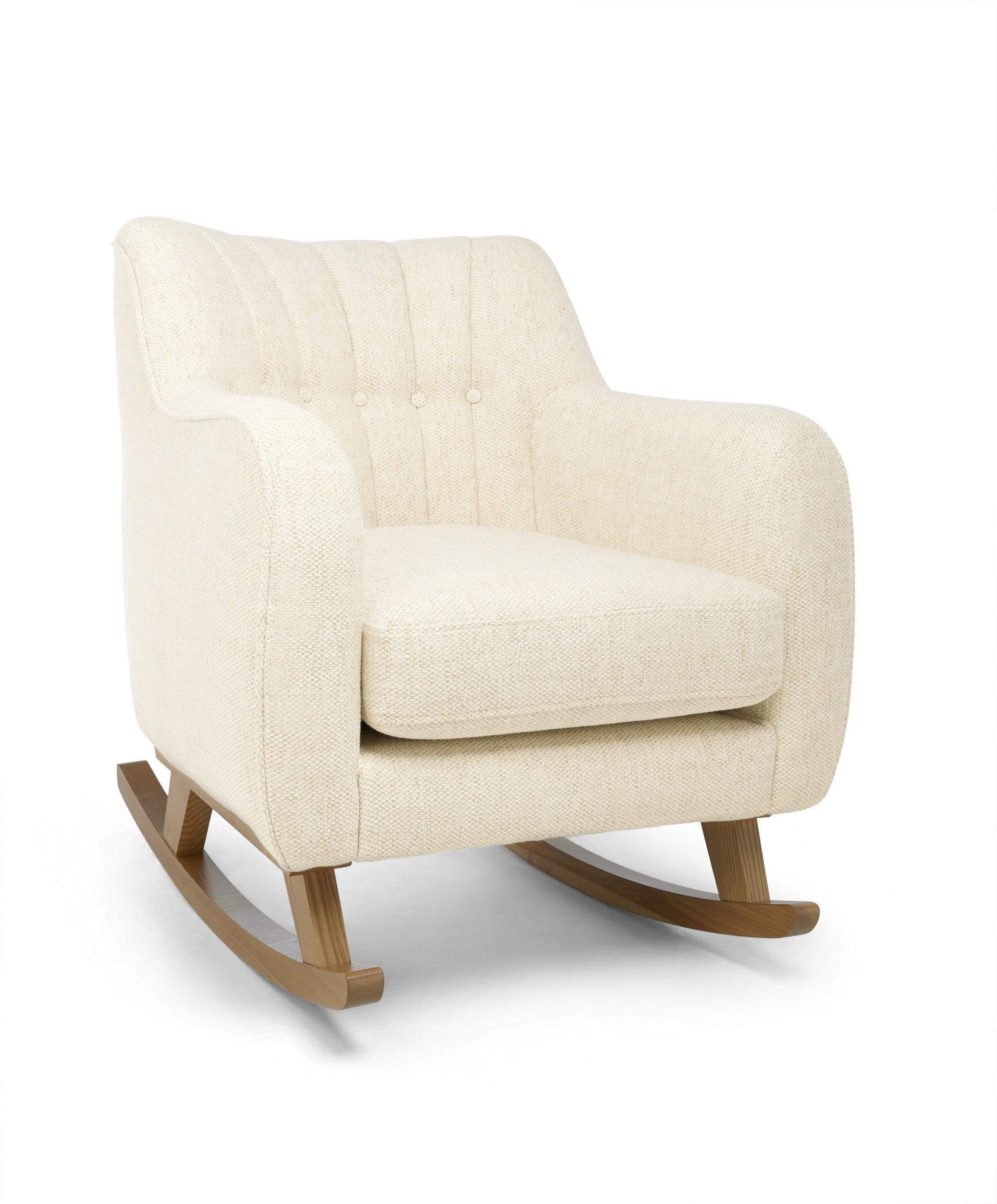 Mamas & Papas Hilston Nursing Chair - Sandstone Textured Weave & Mid ...