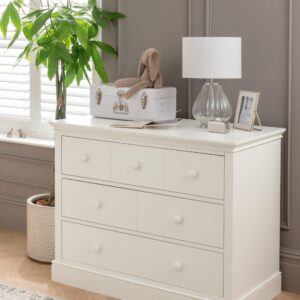 Mamas & Papas Oxford 3 Drawer Dresser & Baby Changing Unit - Pure White