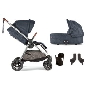 Mamas & Papas Flip XT³ 4 Piece Starter Bundle - Navy Flannel