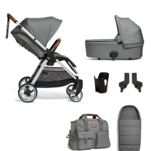 Mamas & Papas Flip XT² 6 Piece Pushchair Travel Essentials Bundle - Fossil Grey