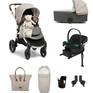 Mamas & Papas Ocarro 8 Piece Complete Bundle With Aton B2 Car Seat and Base in Heritage