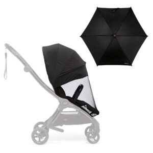 Mamas & Papas Universal Parasol & Airo Sunshield and Insect Net - Black