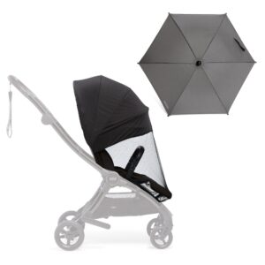 Mamas & Papas Universal Parasol & Airo Sunshield and Insect Net - Grey