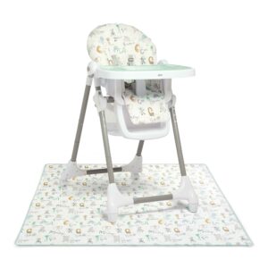 Mamas & Papas Snax Highchair & Weaning Splash Mat Bundle - Animal Alphabet