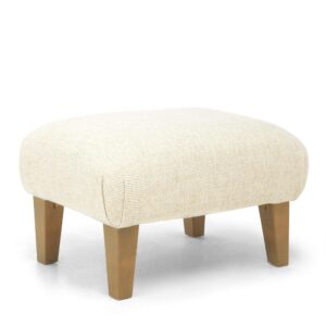 Mamas & Papas Hilston/Bowden Stool - Sandstone Textured Weave & Mid-Oak