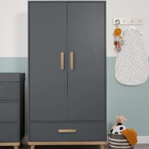 Mamas & Papas Austwick Wardrobe In Anthracite