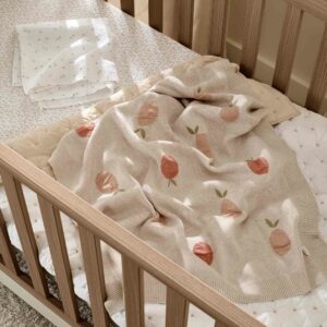 Mamas & Papas Welcome to the World Seedling Knitted Blanket - Fruit