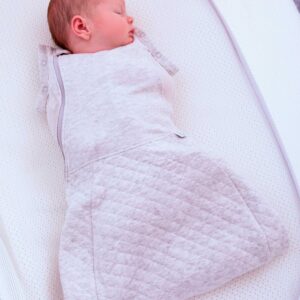 Mamas & Papas Purflo Swaddle to Sleepbag 2.5 Tog (0-4m) - Grey