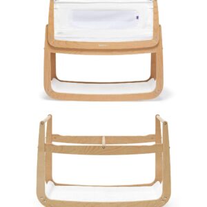 Snuz SnuzPod4 Bedside Crib & Extra Stand In Natural