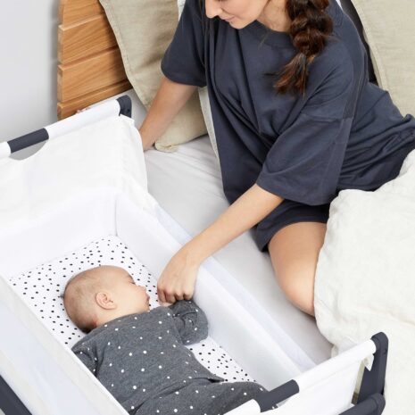 Snuz Snuzpod4 Bedside Crib In Navy