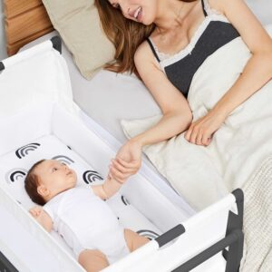 Snuz Snuzpod4 Bedside Crib In Slate