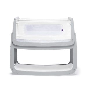 Snuz Snuzpod4 Bedside Crib In Dove Grey