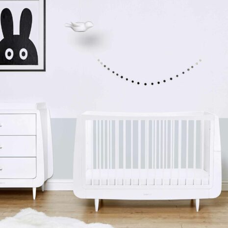 Snuz SnuzKot Skandi Cotbed - White