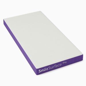 Snuz SnuzSurface Pro Cotbed Mattress - White/Purple