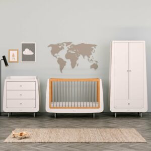 Snuz SnuzKot Cotbed Range with Wardrobe & Changing Unit - Grey