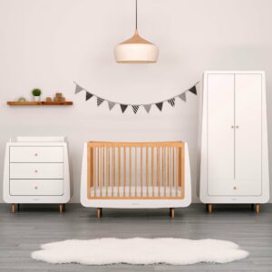 Snuz SnuzKot Cotbed Range with Wardrobe & Changing Unit - Natural